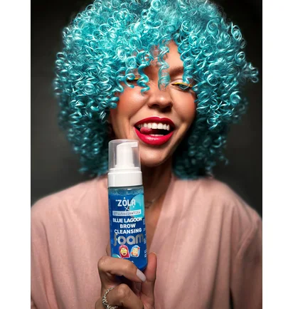 Очищувальна піна для брів ZOLA Blue Lagoon Brow Cleansing by Viktorina Vika, 150 мл