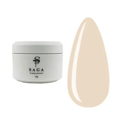 Żel do przedłużania paznokci SAGA Builder Veil #09, 15 ml