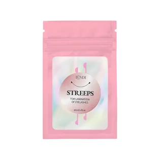 Стрипси для ламінування вій Lendi Streeps for lamination of eyelashes, рожеві