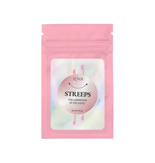 Стрипси для ламінування вій Lendi Streeps for lamination of eyelashes, рожеві