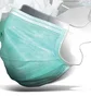 Процедурні маски Safe+Mask Economy, зелені, 50 шт