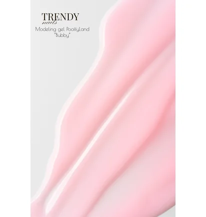 Гель Trendy Nails для моделювання нігтів, Modeling gel Poofy Land, Bubby, 15 мл