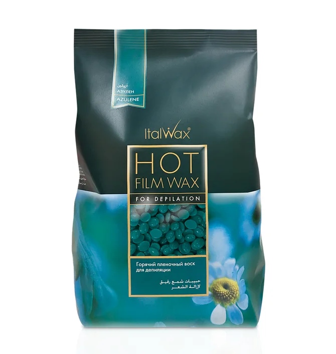 Gorący wosk w granulkach Italwax, Azulene, 1 kg