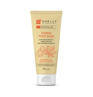Toning Foot Balm Shelly, with macadamia oil, horse chestnut and witch hazel extracts, 100 ml