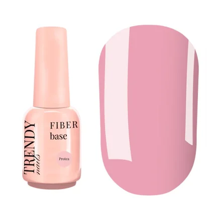 База для гель-лаку Trendy Nails Fiber Base, Protea, HEMA/TPO free, 15 мл