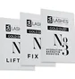 Eyelash and Eyebrow Lamination Kit Dalashes, 3×1.5 ml