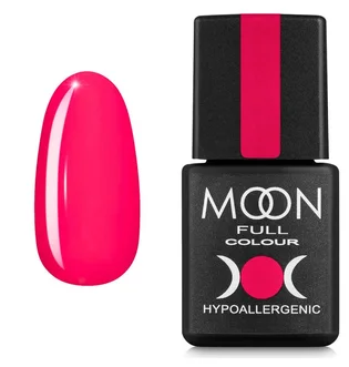 Гель-лак Moon Full Neon #709, насыщенный розовый, 8 мл