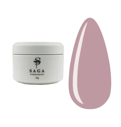 Гель для нарощування нігтів SAGA Professional Builder Gel Veil #02, 15 мл