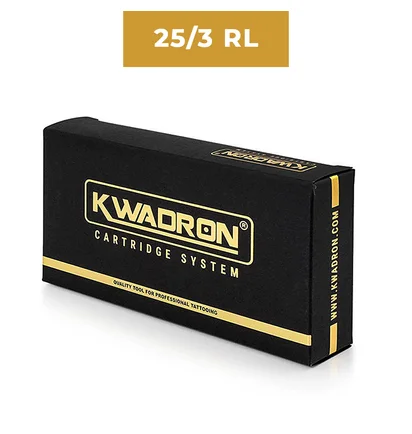 Набір картриджів для татуажу Kwadron 25/3RLLT, 20 шт