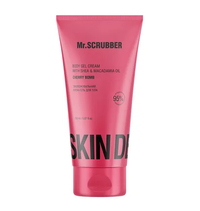 Зволожуючий крем-гель для тіла Mr.Scrubber Skin Delights, Cherry Bomb, 150 мл