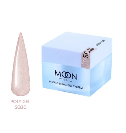 Полігель Moon Full для нарощування нігтів Poly Gel #SQ20, 30 мл