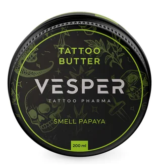 Masło-olejek do tatuażu Vesper, Papaya, 200 ml