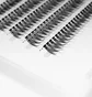 Sztuczne kępki rzęs WoBs Fish Tail 20D, grubość 0.10, długość 10 mm, 200 szt