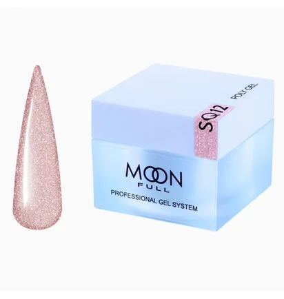 Poligel do przedłużania paznokci Moon Full #SQ12, 30 ml