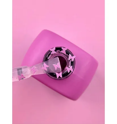Топ для гель-лаку без липкого шару Luna Moon Top Butterfly Pink, 13 мл