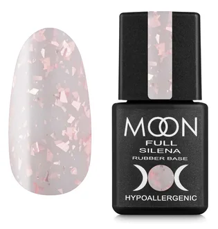 Color Base Moon Full Silena #2022, milky with pink foil, in jar, 8 ml