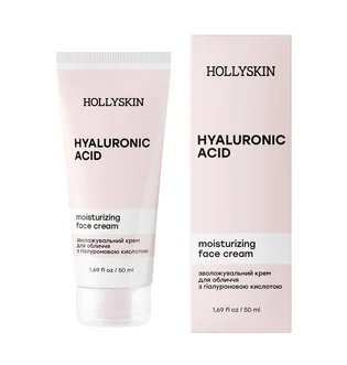 Face cream HollySkin Hyaluronic Acid, 50 ml