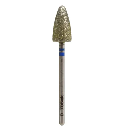 Diamond Nail Drill Bit Nisima, Cone D_708mK, 8 mm, blue