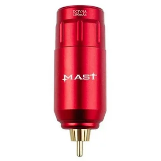 Бездротовий блок живлення для тату-машинок Mast U1 Wireless P113, 1300 mAh, Red