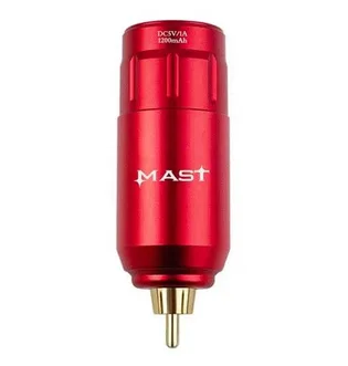 Бездротовий блок живлення для тату-машинок Mast U1 Wireless P113, 1300 mAh, Red