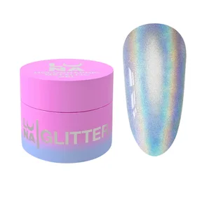 Гель-фарба для нігтів Luna Moon Holographic Metallic Gel, 5 мл