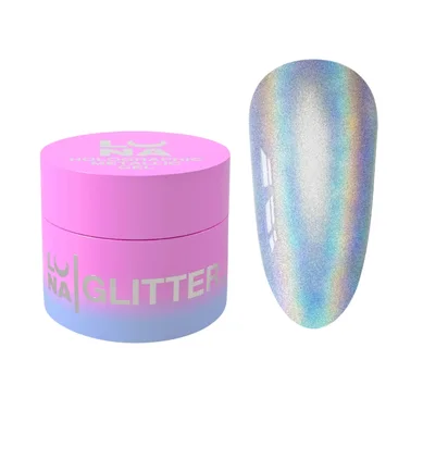 Гель-фарба для нігтів Luna Moon Holographic Metallic Gel, 5 мл