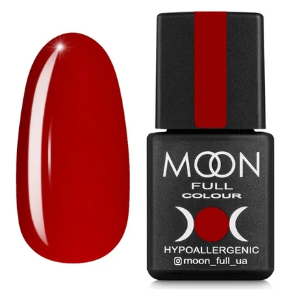 Lakier hybrydowy Moon Full Ferrari #807, czerwono-malinowy, 8 ml
