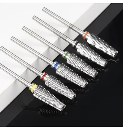 Твердосплавна фреза Kraken Nails, конус, червона, 6×16 мм