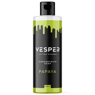 Антибактеріальне мило-концентрат для тату Vesper, Papaya, 250 мл