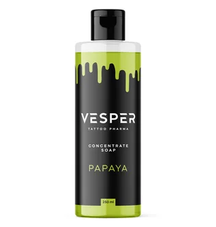 Antibacterial Tattoo Soap Concentrate Vesper, Papaya, 250 ml