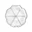 Круглий контейнер-органайзер, прозорий, 6 секцій