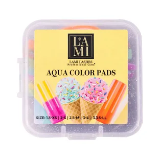 Набір валиків для ламінування Lami Lashes Aqua Color Pads, 5 пар