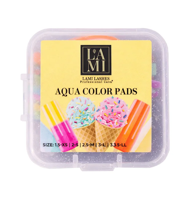 Zestaw wałków do laminacji Lami Lashes Aqua Color, 5 par