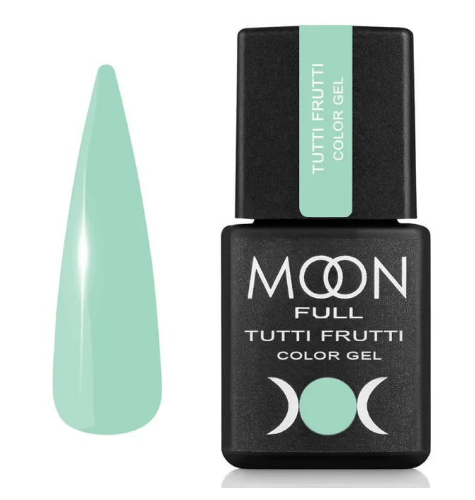 Lakier hybrydowy Moon Full Tutti Frutti Color #927, pastelowo-zielony, 8 ml