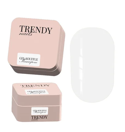 Гель-суфле для моделювання Trendy Nails Souffle Gel, Mascarpone, HEMA/TPO free, 15 мл