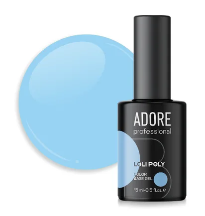 Кольорова полібаза для дизайну нігтів Adore Professional Loli Poly Base №12 Ice, 15 мл