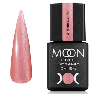 Гель-лак Moon Full Ceramic Cat Eye Gel #SC534, Малинова роса з шиммером, 8 мл