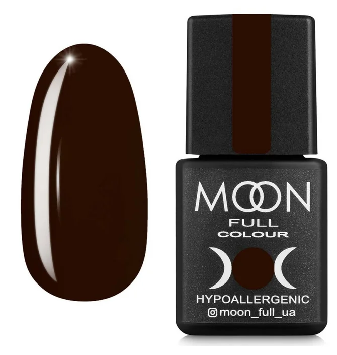 Гель-лак Moon Full Fashion color #236, темний шоколад, 8 мл