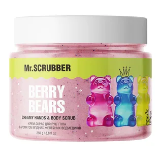 Крем-скраб для рук та тіла Mr.Scrubber, Berry Bears, 250 г