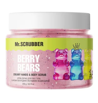 Крем-скраб для рук та тіла Mr.Scrubber, Berry Bears, 250 г