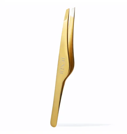 Angled Eyebrow Tweezers Lendi Golden, Spark
