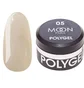 Nail Extension Polygel Moon Full #05, pearl-milky with shimmer, 15 ml