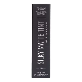 Рідкі тіні для повік ZOLA x Valentina Lelyukh Silky Matte Tint, Black Velvet #05