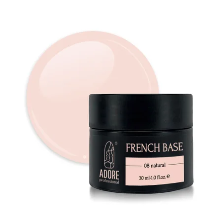 Камуфлююча база Adore Professional French Base №08 Natural, 30 мл