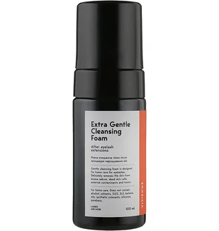Cleansing Foam for Eyelash Extensions Vivienne Extra Gentle, 100 ml