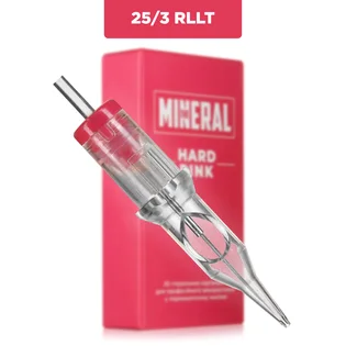 Картридж для татуажу The Mineral 25/3 RLLT Hard Pink, 1 шт