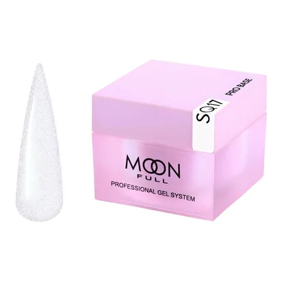 Gel Polish Base Moon Full Nude Pro #SQ17, 30 ml