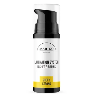 Preparat do laminacji rzęs i brwi Mar-Ko Strong Step 1, 10 ml