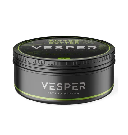 Masło-olejek do tatuażu Vesper, Papaya, 50 ml