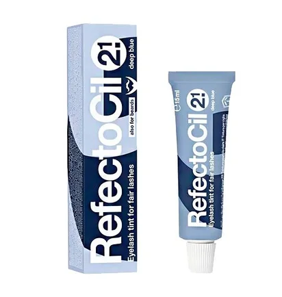 Фарба для брів та вій Refectocil, Dark Blue #2.1, 15 мл